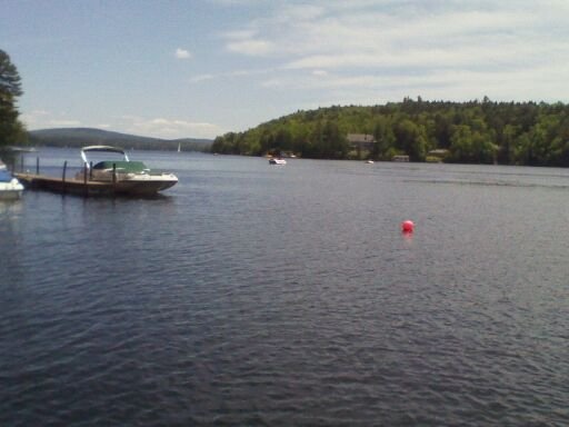 Good view of part of Lake Sunapee