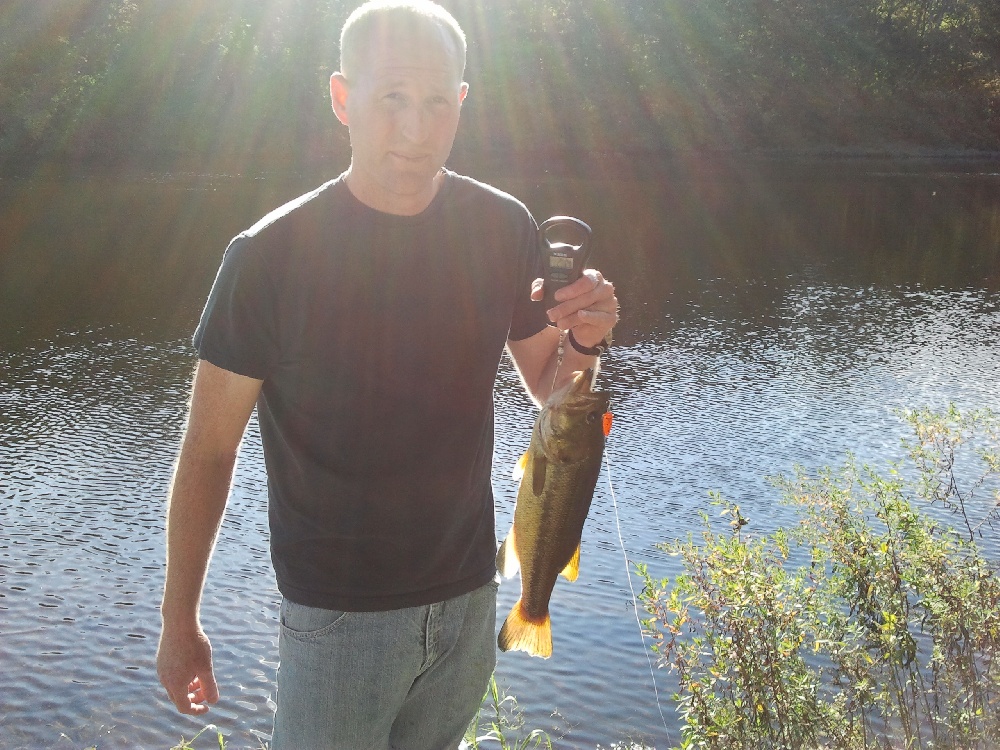 3lb largemouth from river