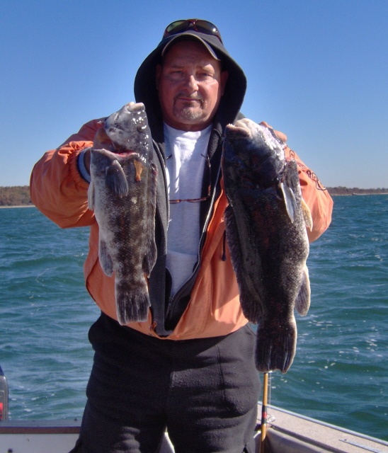 A couple of Black fish I caught near Groton