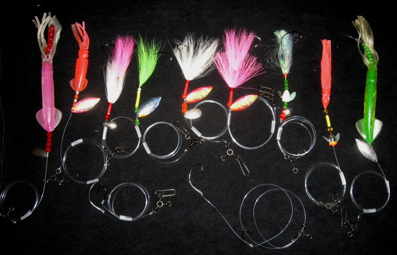 Fluke spinner rigs etc.