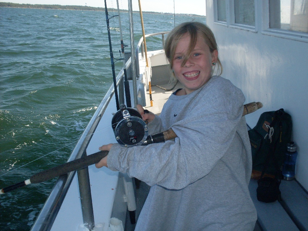 Chloe at Plum Island Gut