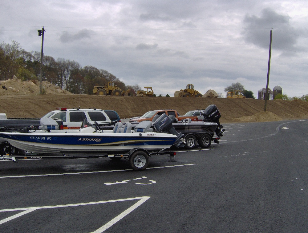 New parking at Gardner Lake