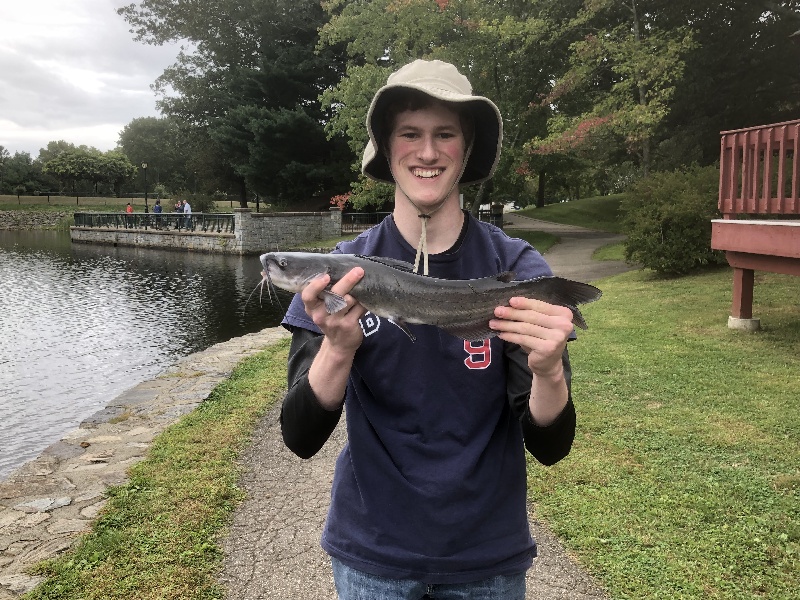 Fishing near Norwich in New London County, Connecticut