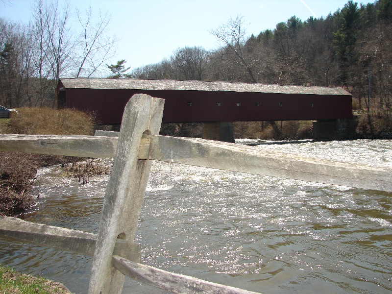 West Cornwall Bridge and Fence