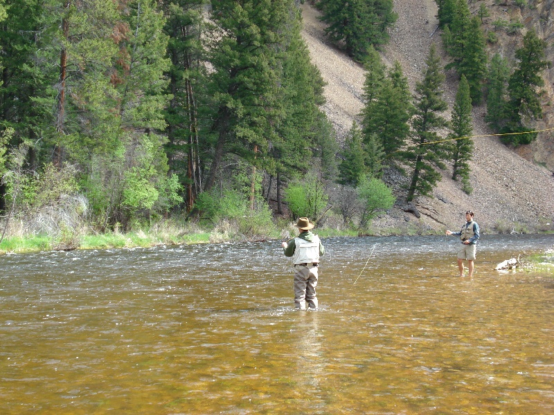 Me flyfishing sporting my stetson