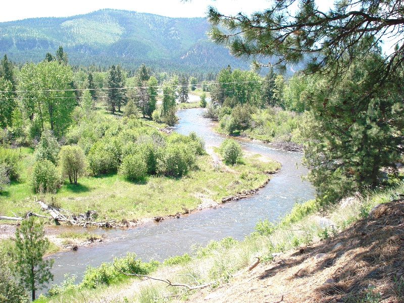 High Angle Shots of Monture Creek