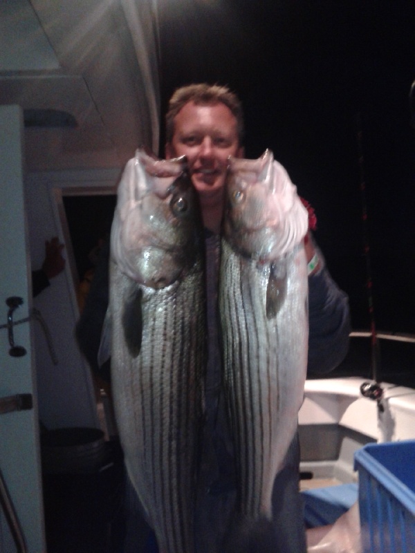 Pair of nice Striped Bass