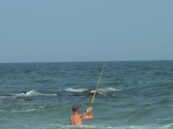 Fishing for more SHARKS! LBI 07'