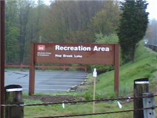 entrance  sign near Waterbury